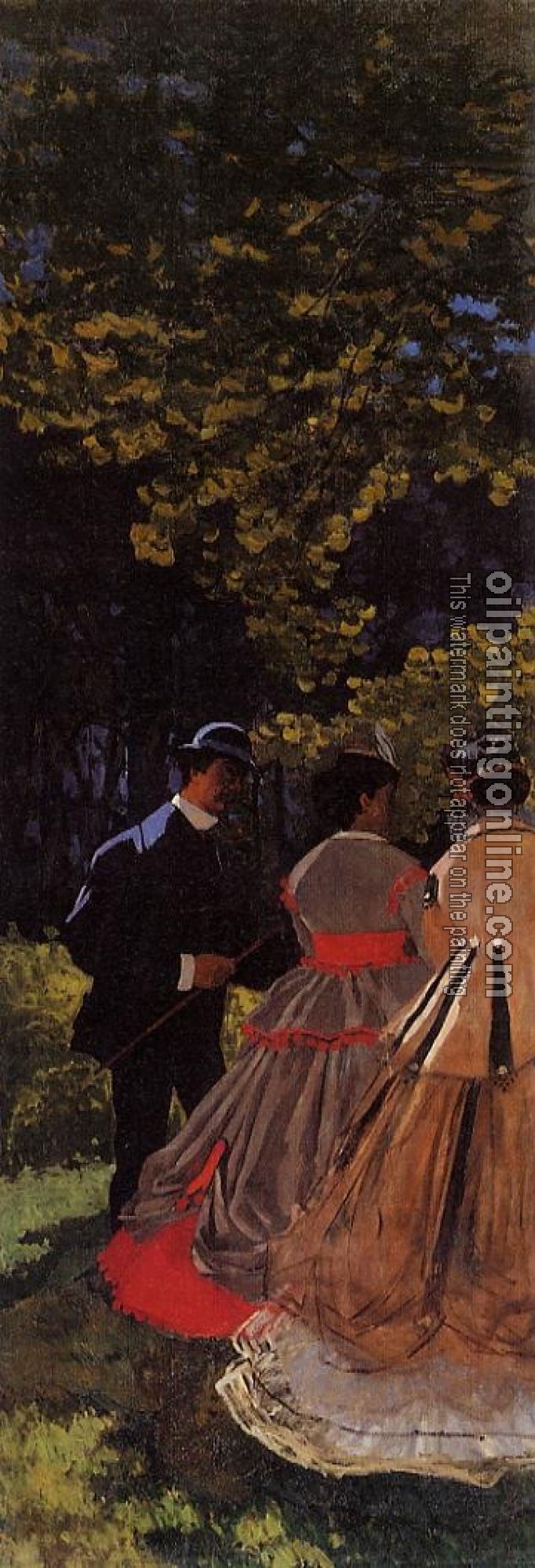 Monet, Claude Oscar - Luncheon on the Grass, Left Panel